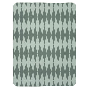 Blue Green Home Gift Plush Sherpa Blanket