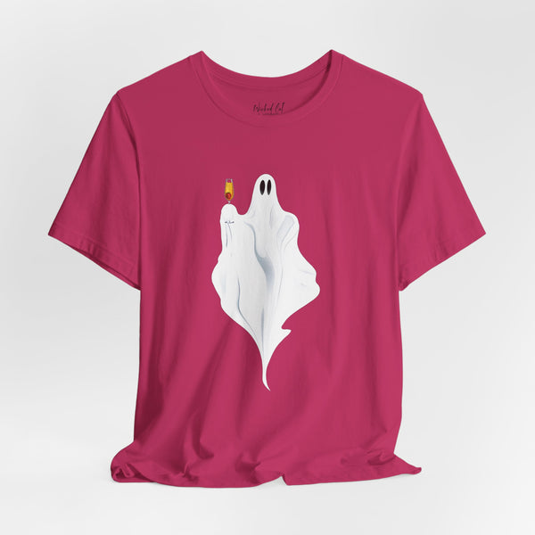 Champagne Ghost Cute Halloween T-Shirt