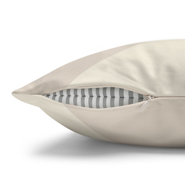 White Ivory Reversible Faux Suede Soft Pillow Cover