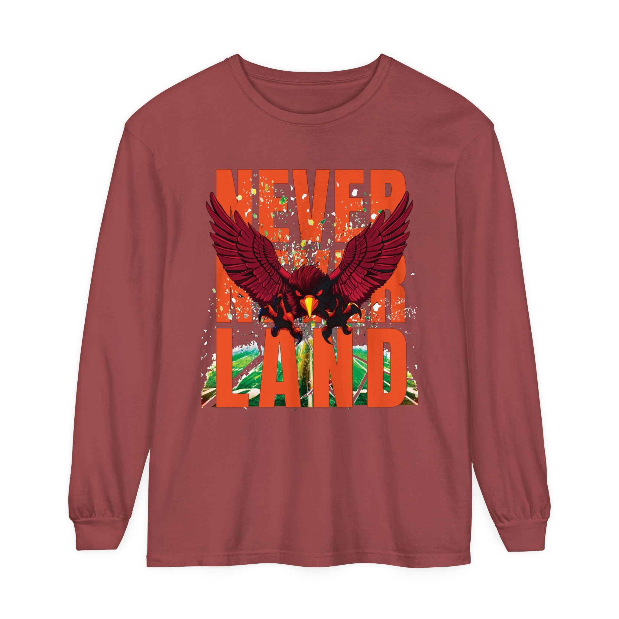 Comfort Colors® Never Never Land Hokies Long Sleeve Tee