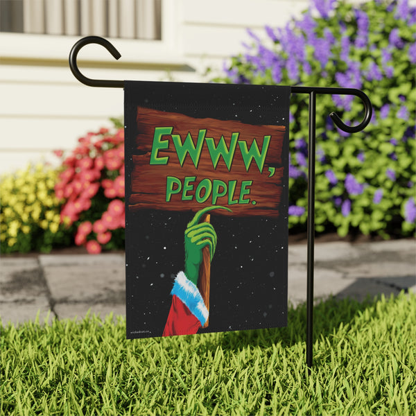 Ewww People Funny Grinch Yard Flag