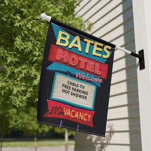 Bates Motel Psycho Funny Halloween Yard Flag