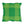 Reversible Purple and Green Indoor Outdoor Throw Pillow