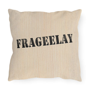 throw pillow with 'Frageelay - A Christmas Story Funny Holiday' design