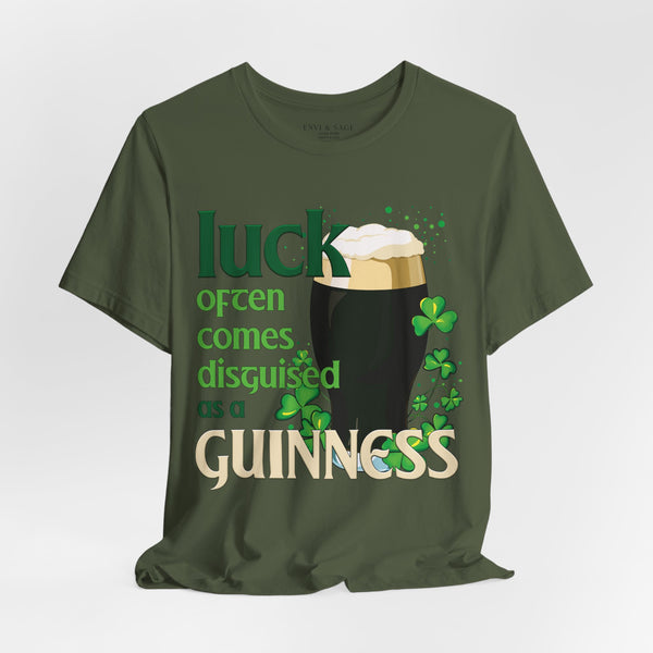 Guinness Lucky Irish St. Patrick's Day Drinking T-Shirt