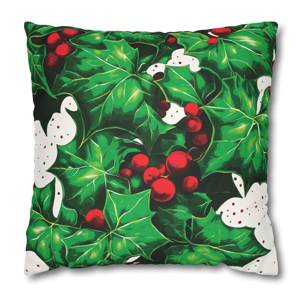 Holiday Ivy Pillow Cover Cozy Holiday Decor