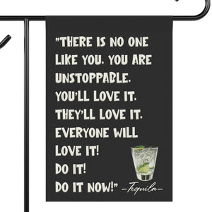 inspirational quote funny yard flag