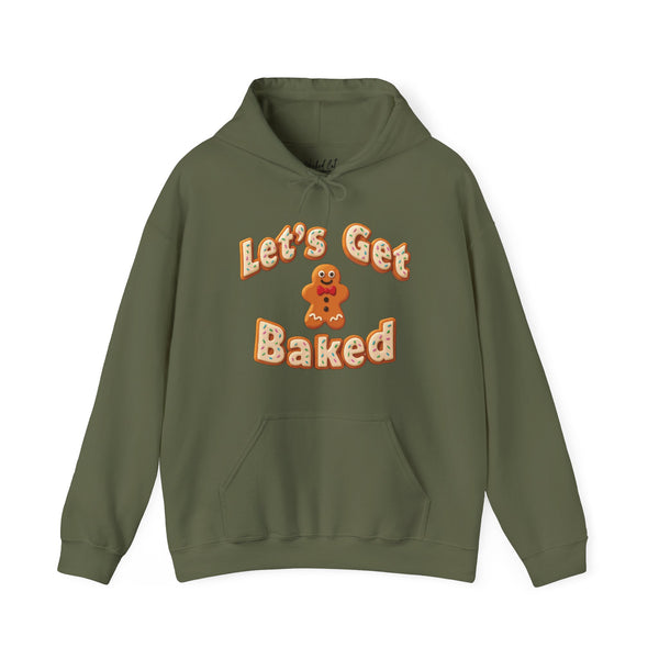 Get Baked Gingerbread Holiday Sweatshirt Hoodie