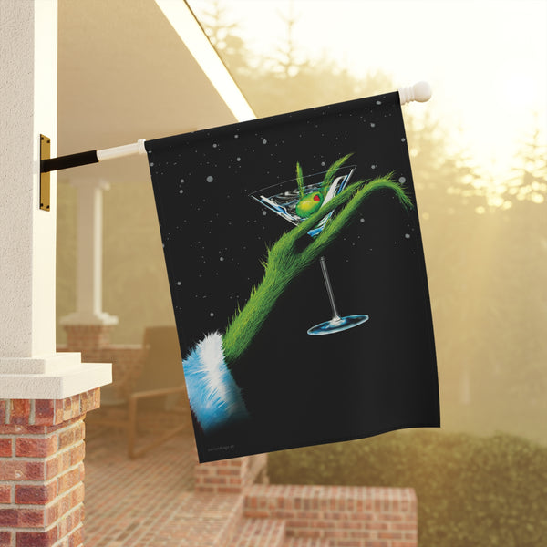 Grinch Christmas Flag Outdoor Garden Flag Weatherproof