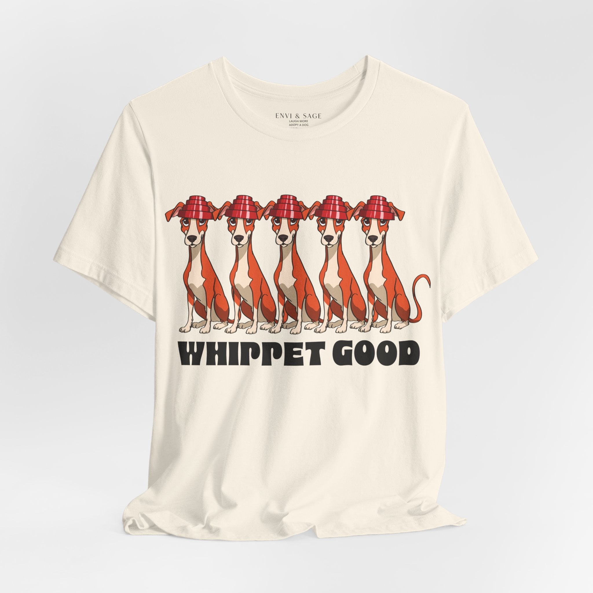 Whippet Good Devo 80's Music Funny T-Shirt