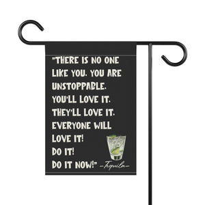 Garden flag with 'Tequila Lovers Sarcastic Funny' design