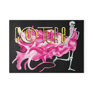 Skeleton Couture Halloween Cutting Board