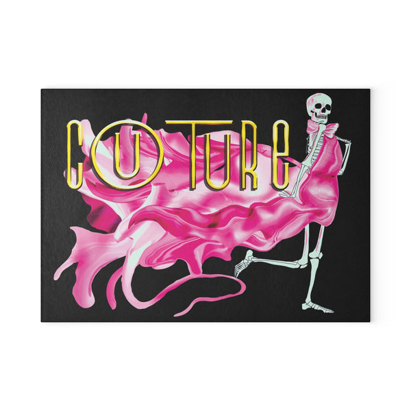 Skeleton Couture Halloween Cutting Board