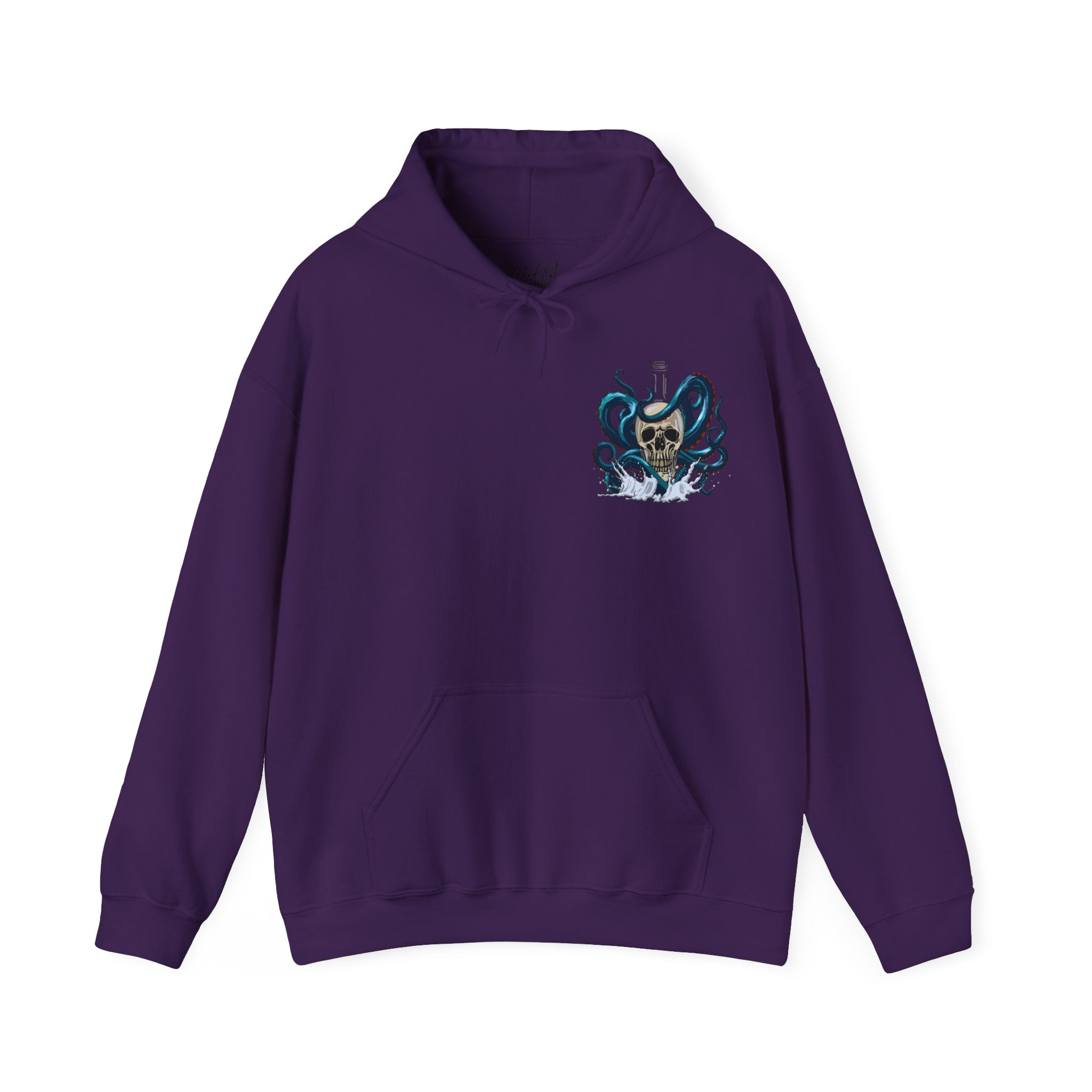 Pirate Sayings Skull Dine as Legends Men's Hoodie