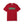 A red short-sleeve crewneck t-shirt featuring a distressed green 'ELM STREET' sign graphic on the chest, displayed against a solid white background.