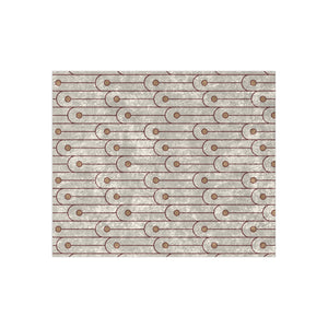 Red & White Art Deco Modern Decorative Throw Blanket