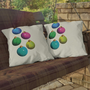 throw pillow with 'Christmas Decor' design