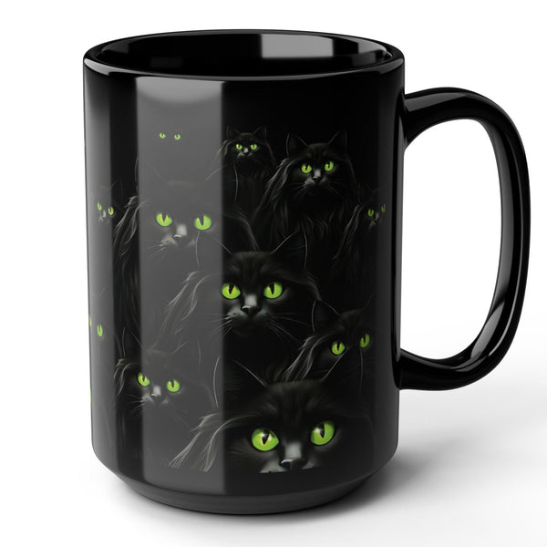 Bewitching Black Cats Mug 15oz