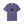 Purple t-shirt with graphic design of two characters and text on a white background