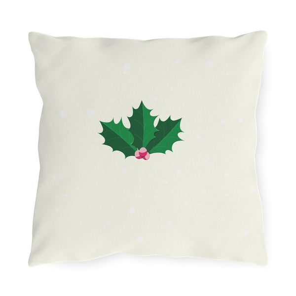 Christmas Throw Pillow Pastel Ivy Design Outdoor Decor