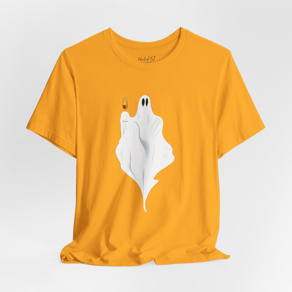 Champagne Ghost Cute Halloween T-Shirt