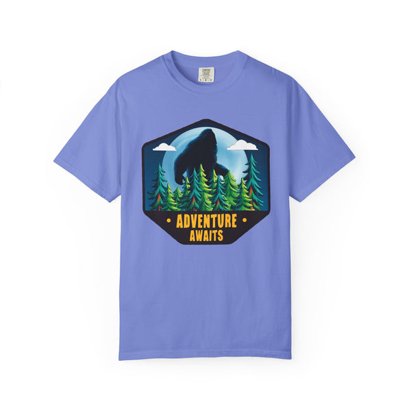 Comfort Colors® Bigfoot Adventure Awaits Funny Camping T-Shirt