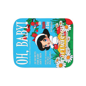 Snow White Illustrated Soft Sherpa Baby Blanket
