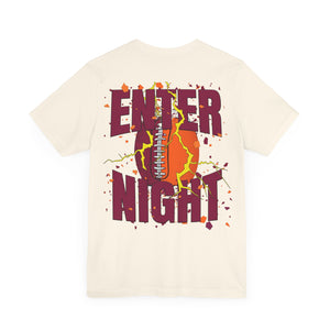 Virginia Tech Football Exit Light Lightning Strike T-Shirt