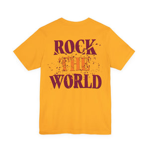 Rock the World Tech Football T-Shirt