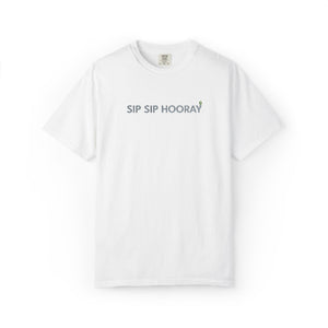 Embroidered Sip Sip Hooray Comfort Colors® T-Shirt