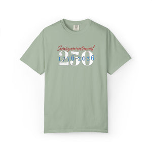 Embroidered Semiquincentennial July 4th T-Shirt Comfort Colors®