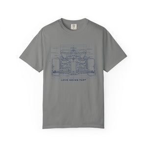 Race Car Blueprint Men's T-Shirt Comfort Colors®