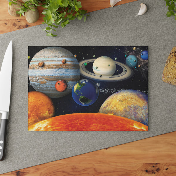 Space Lovers Kitchen Decor Cutting Board