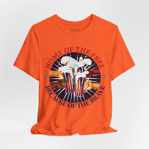 America Home of the Free July 4th Party T-Shirt