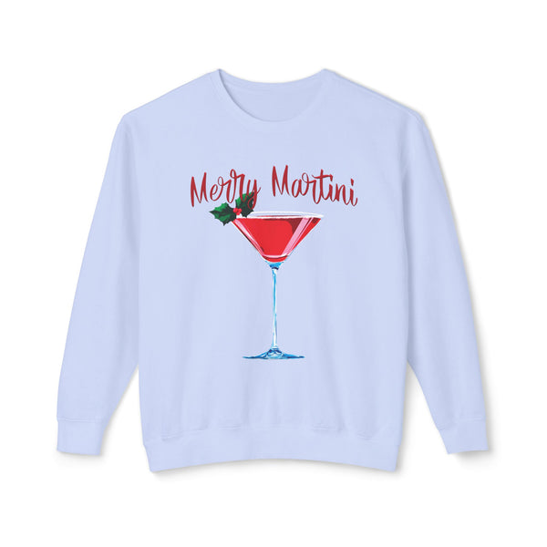 Comfort Colors® Merry Martini Christmas Sweatshirt