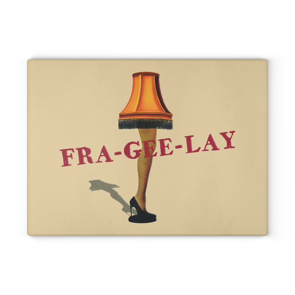 Frageelay Leg Lamp Holiday Cutting Board