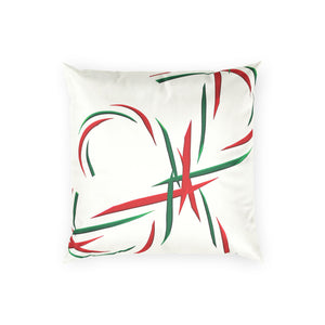 Christmas Candy Cane Velvet Pillow