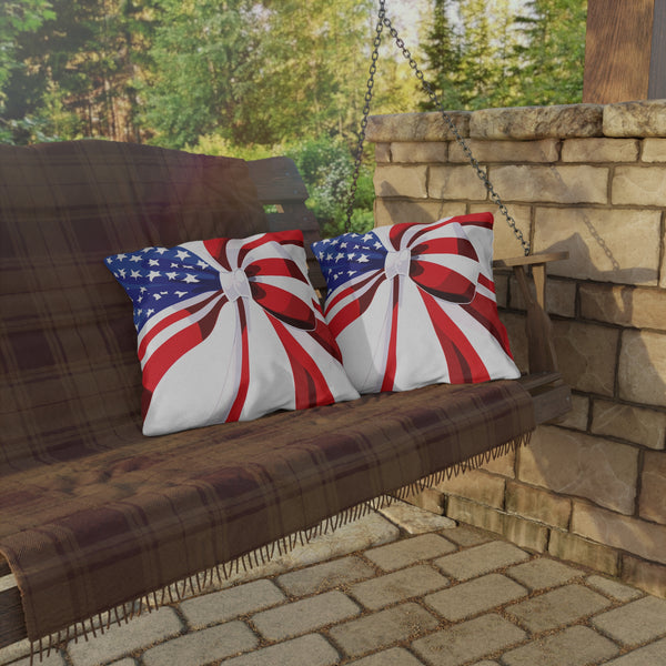 American Flow Indoor Outdoor Patriotic Accent Pillow