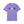 Purple t-shirt with red, white, and blue paw prints on a white background