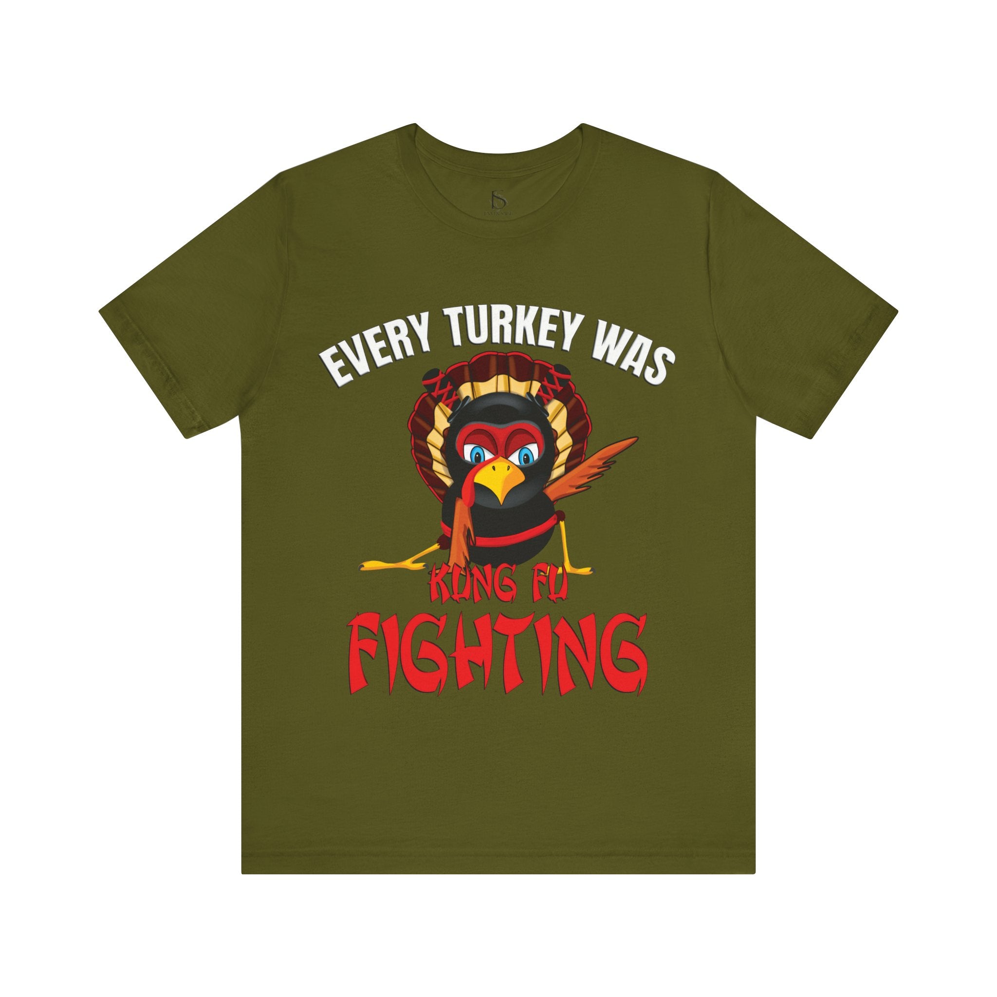 Kung Fu Fighting Turkey 80s Music Funny T-Shirt