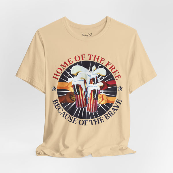 America Home of the Free July 4th Party T-Shirt