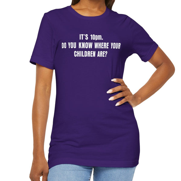 It's 10pm Gen X Mom Kids Funny T-Shirt