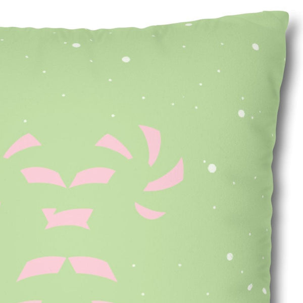 Pastel Christmas Pillow Cover Candy Cane Holiday Pillow