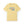 Yellow t-shirt with colorful text on a white background