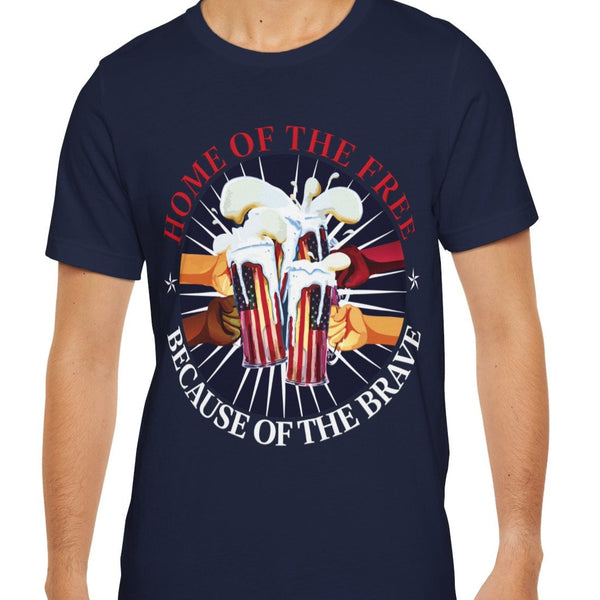 America Home of the Free July 4th Party T-Shirt