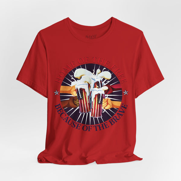 America Home of the Free July 4th Party T-Shirt