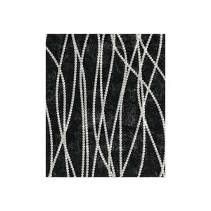 Black & White Pearls Throw Blanket