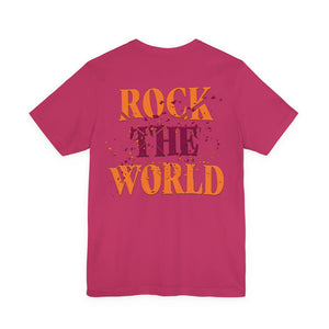 Rock the World Tech Football T-Shirt