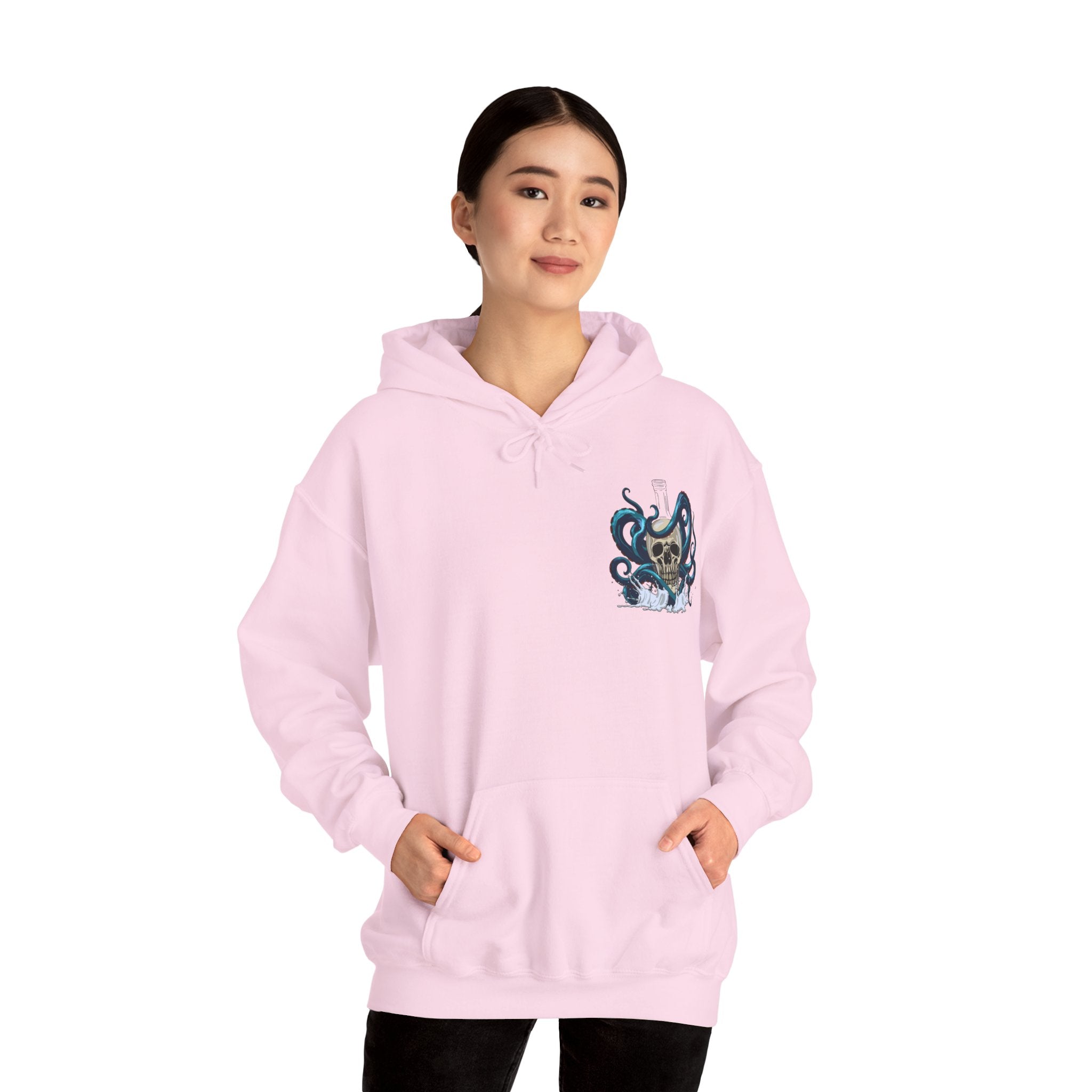 Pirate Sayings Skull Dine as Legends Men's Hoodie