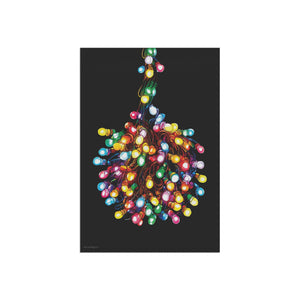 Tangled Lights Funny Christmas Flag
